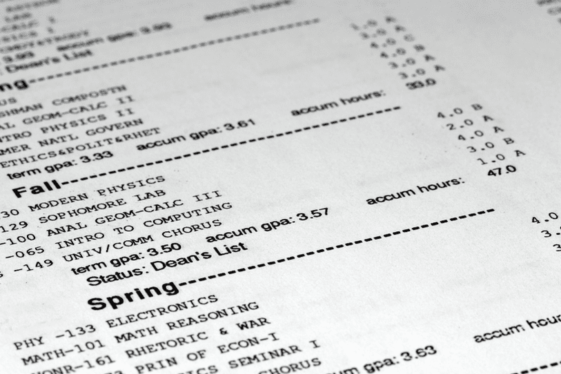 How to Create a Fake College Transcript